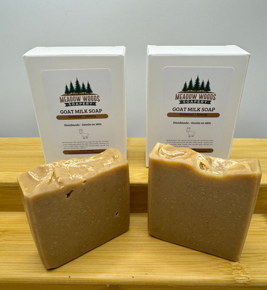 Goat Milk/Oatmeal/Honey Soap - Meadow Woods Soapery 