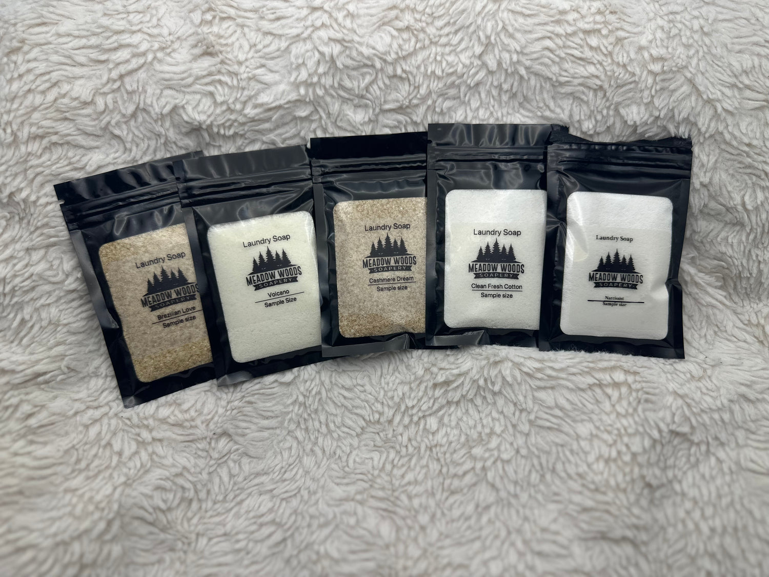 Laundry detergent sample pack - Meadow Woods Soapery 